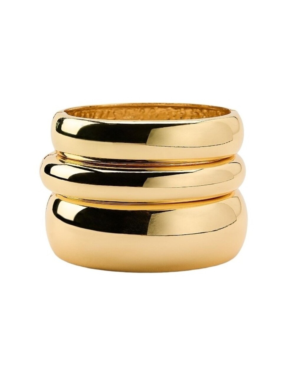 ZARA 3 Pack of Rigid Metal Bracelets
